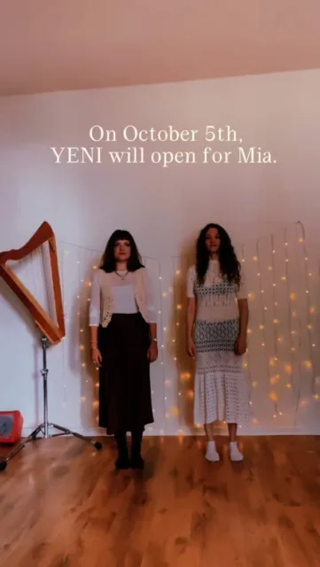 📣Live concert in Berlin on October 5th! 🎶
End the week with relaxing, dreamy vibes – be transported into another realm with @miaramer’s enchanting performance: elvish vocals, harp and loops.
But before that, dive into fragile human connections, betrayals, the longing for closeness, insomnia and surviving in late-stage capitalism with YENI’s dreamy, critical folky songs.
🗓️Sunday, October 5th
🪟Haus der Sinne
🚪Doors: 6:15 pm
Show: 7 pm / 19:00 Uhr
🎸🪕
Tickets: available 🎫🔗
#livemusicberlin #harpist #harpconcert #singersongwriter #indiemusicians